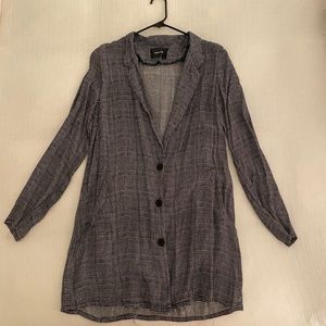 Reformation Plaid Blazer